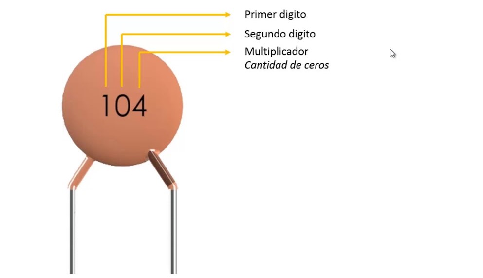 Capacitor cerámico 104