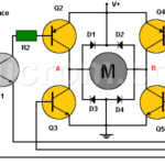 Puente H con Transistores: Circuito para Controlar Corriente